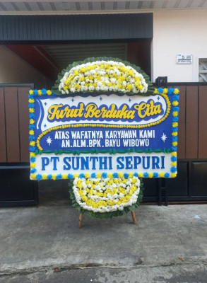 Papan Bunga Duka di P Berayan Darat I